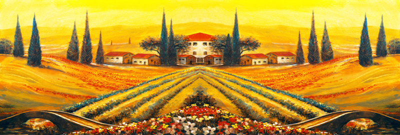 Trompe l'oeil in tessuto non tessuto PT 100866